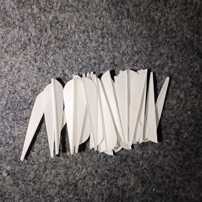 Three-inch drops of white